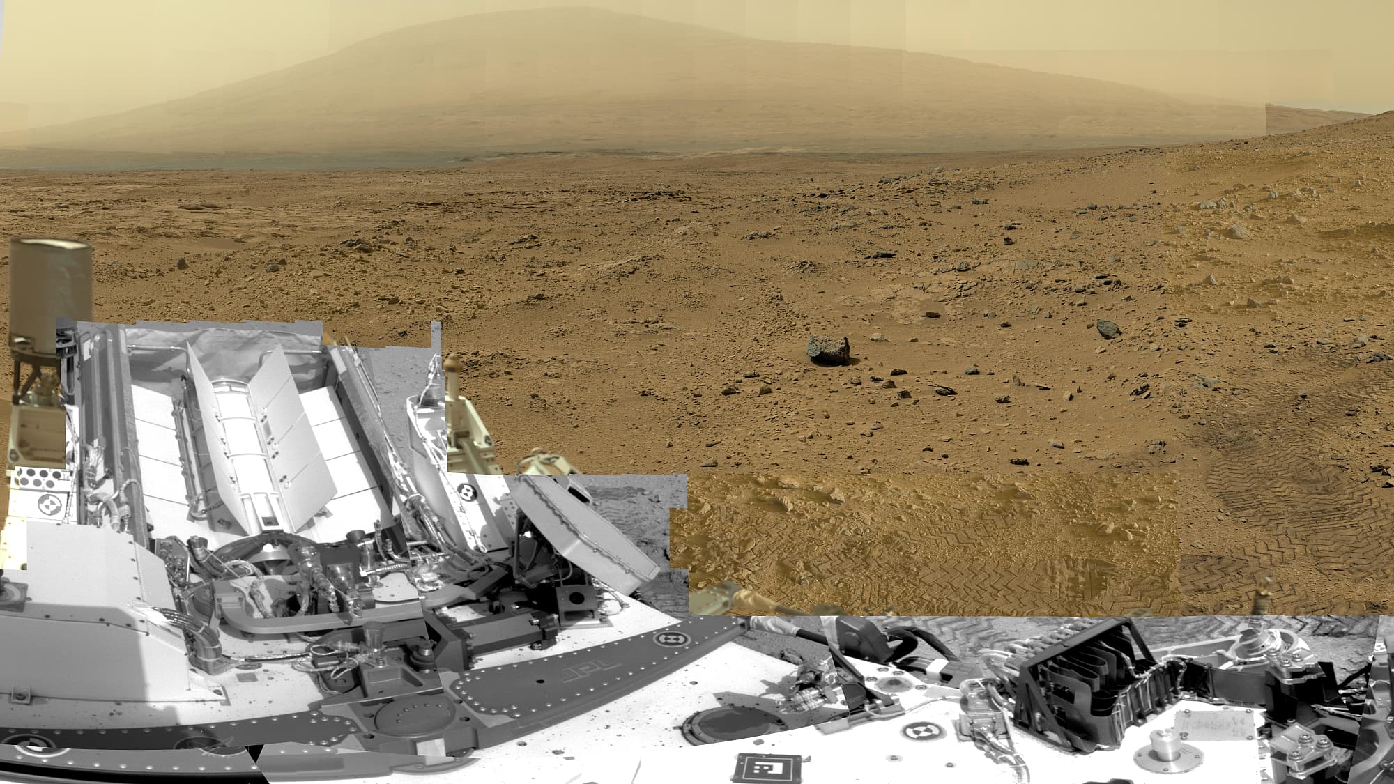 Marspanorama von Curiosity Marspanorama von Curiosity