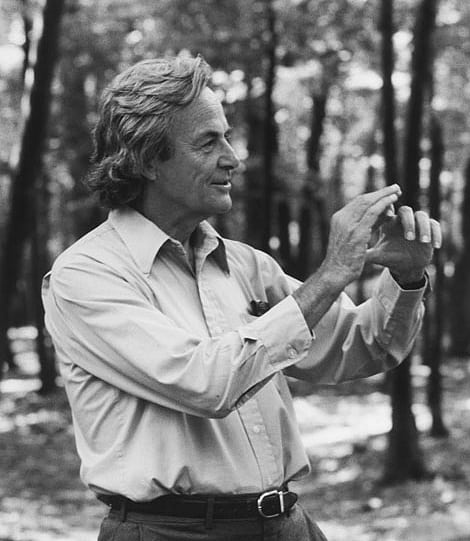 Richard Feynman im Jahr 1984 Richard Feynman im Jahr 1984