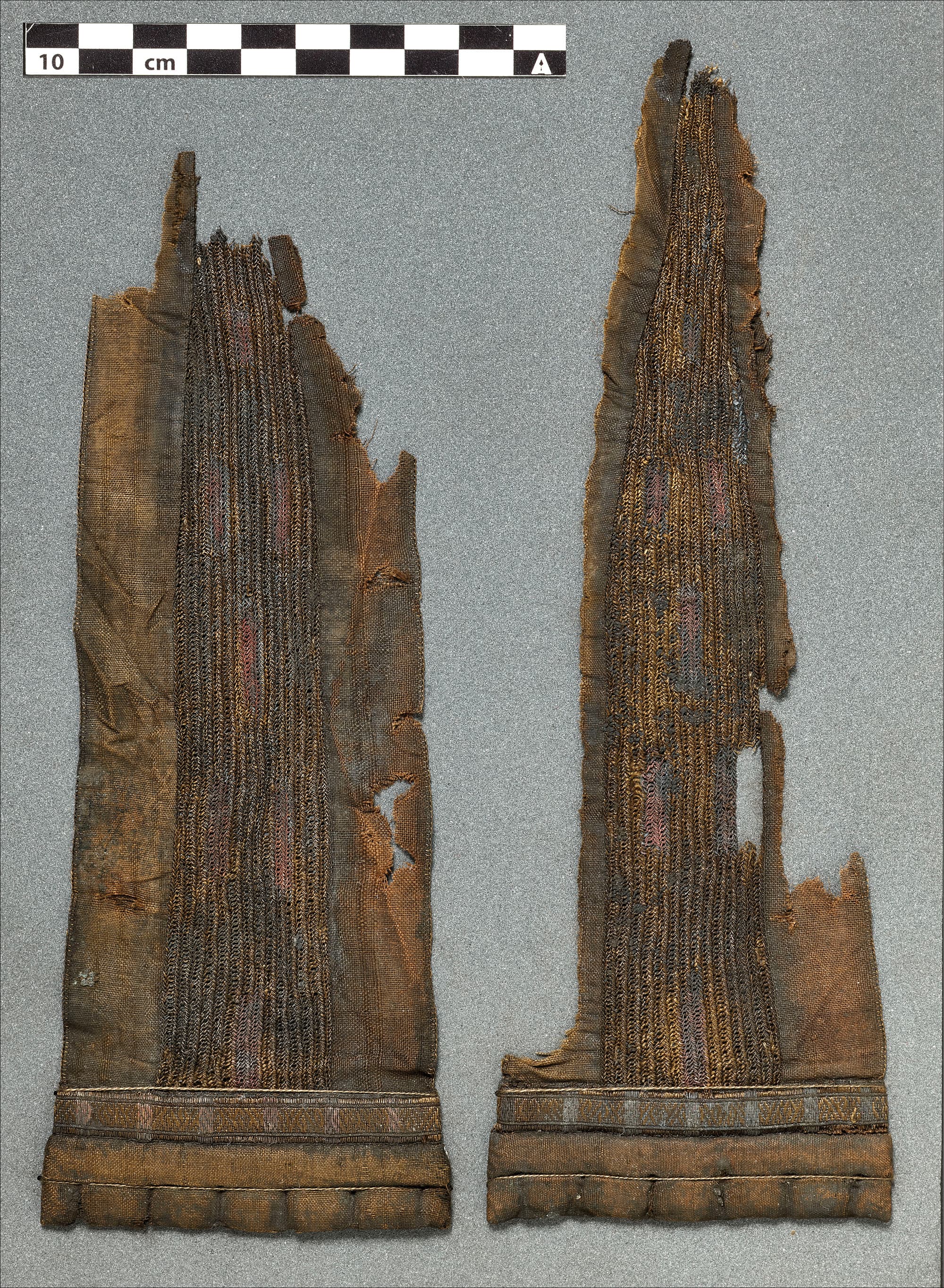 Teile des Mantels aus Biberpelz Teile des Mantels aus Biberpelz
