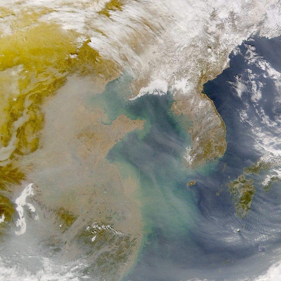 Smog über China Smog über China