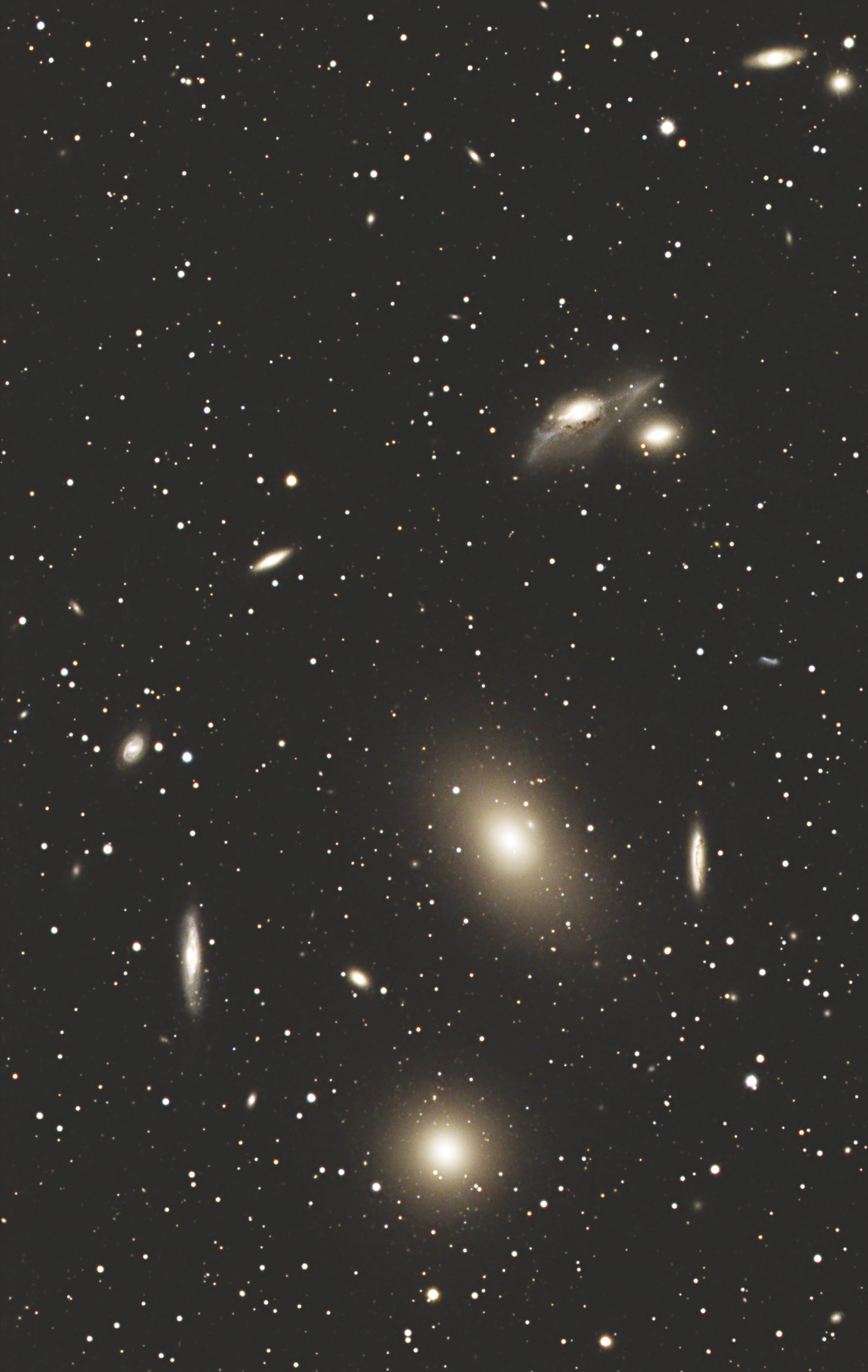 Das Zentrum des Virgo-Galaxienhaufens Das Zentrum des Virgo-Galaxienhaufens