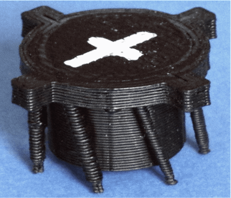 Ein Mini-Zylinder aus dem 3-D-Drucker Ein Mini-Zylinder aus dem 3-D-Drucker