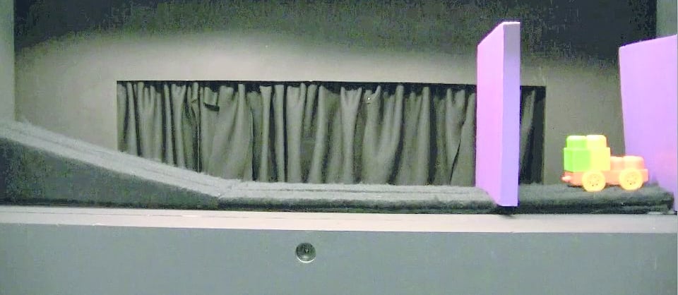 Verhält sich ein Gegenstand gegen die Gesetze der Physik, ist er auch schon für Säuglinge besonders interessant. Verhält sich ein Gegenstand gegen die Gesetze der Physik, ist er auch schon für Säuglinge besonders interessant.