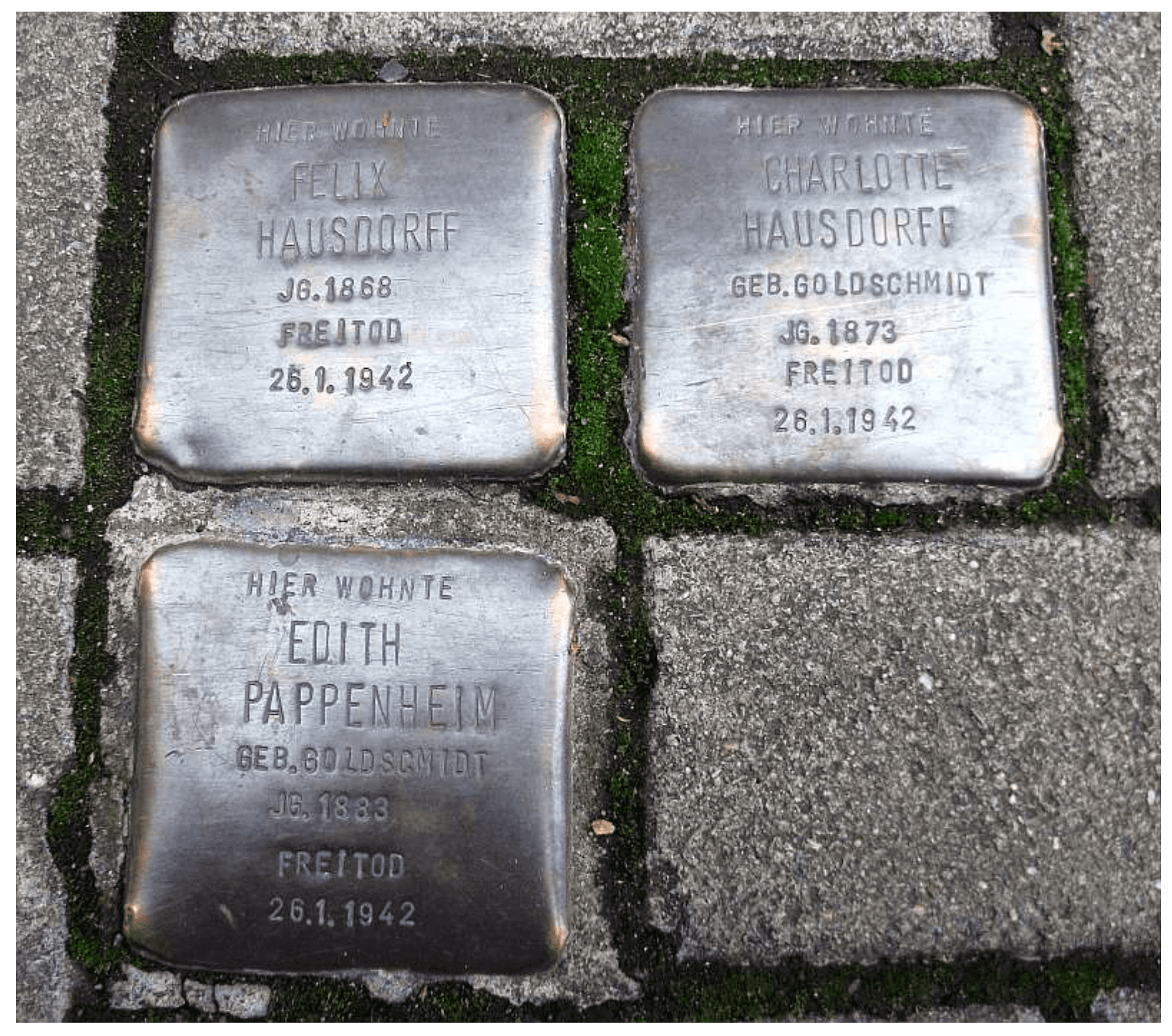 Stolpersteine Hausdorff Stolpersteine Hausdorff