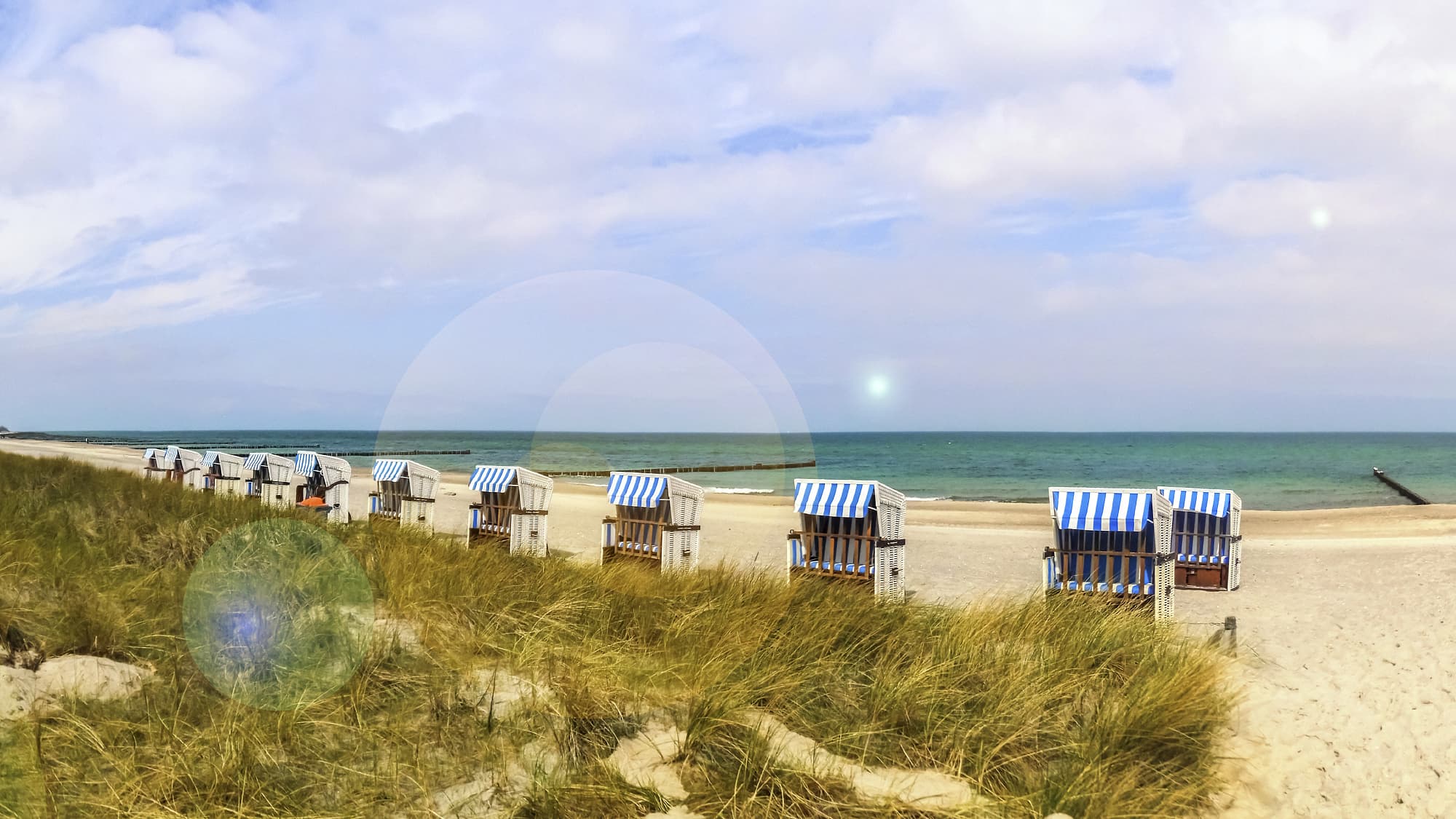 Strandkörbe an der Nordsee Strandkörbe an der Nordsee