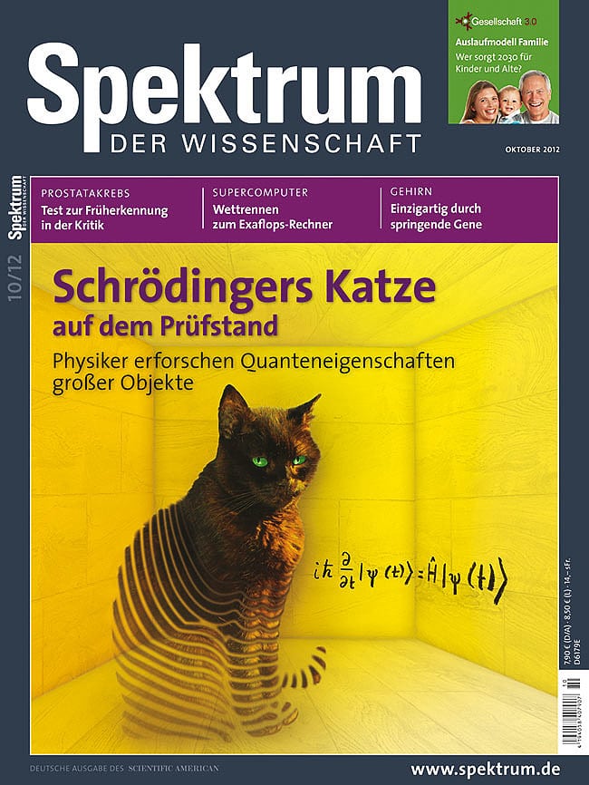 Aus Spektrum der Wissenschaft 10/2012 Aus Spektrum der Wissenschaft 10/2012