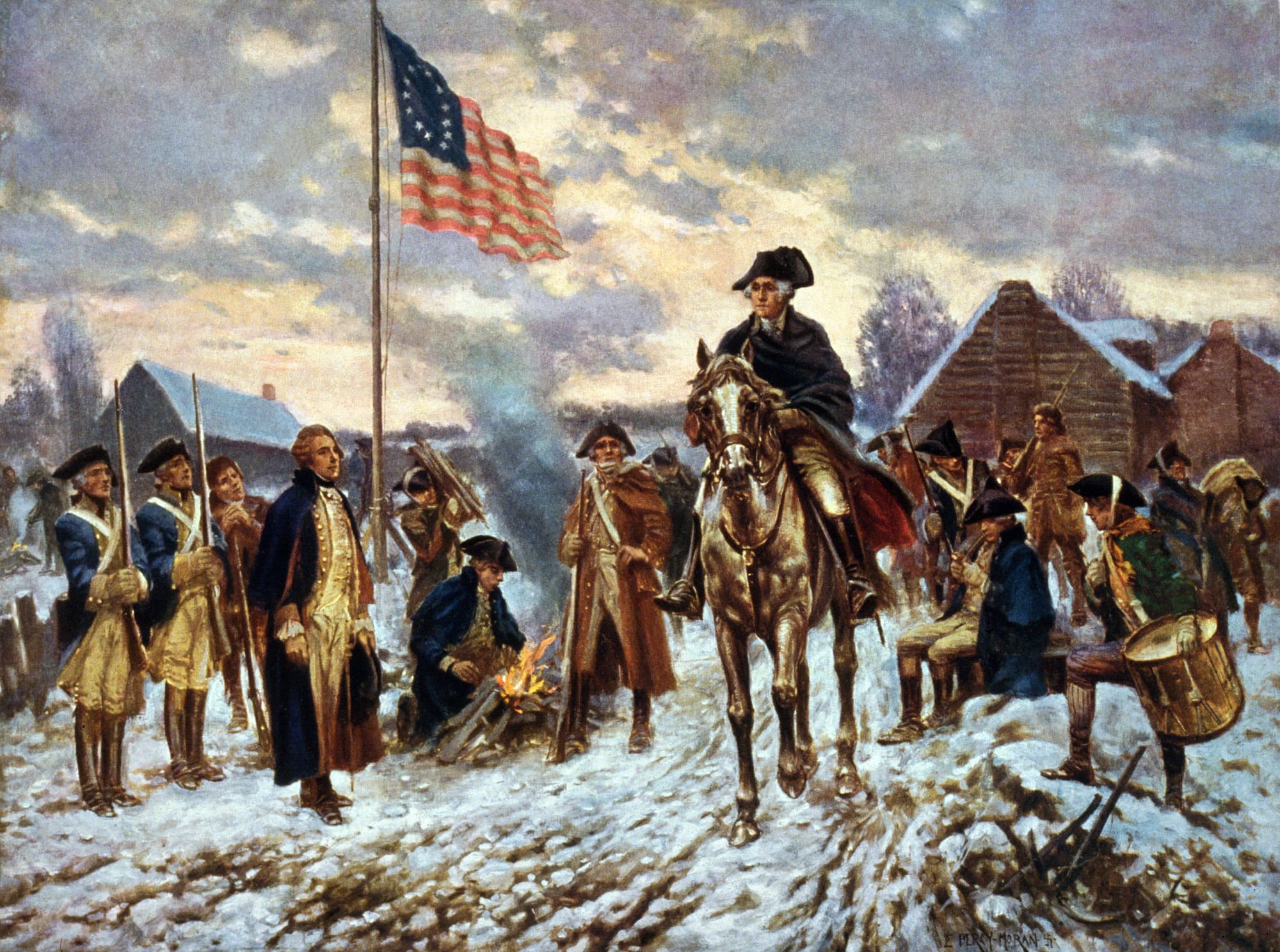 Washington in Valley Forge Washington in Valley Forge