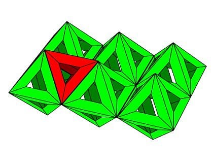 Tetraeder in der Lücke Tetraeder in der Lücke