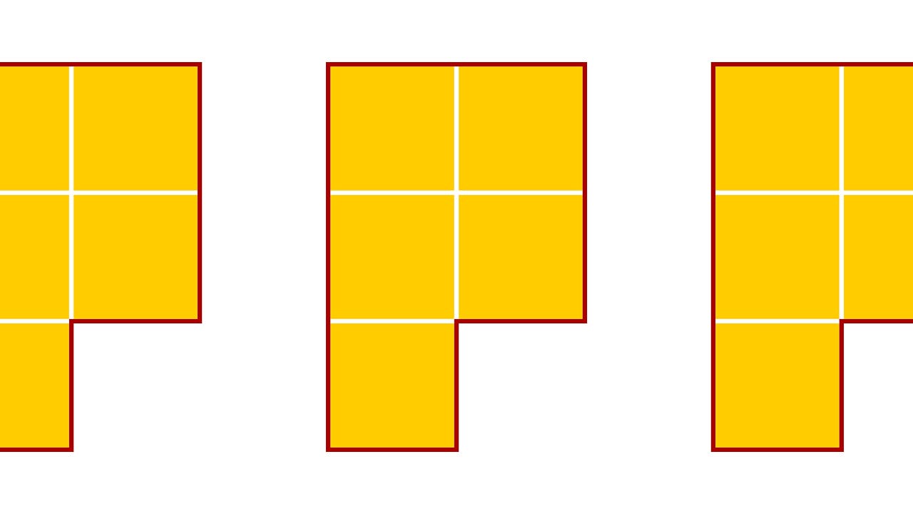 Können die Pentominos ein spiegelsymmetrisches Muster bilden?