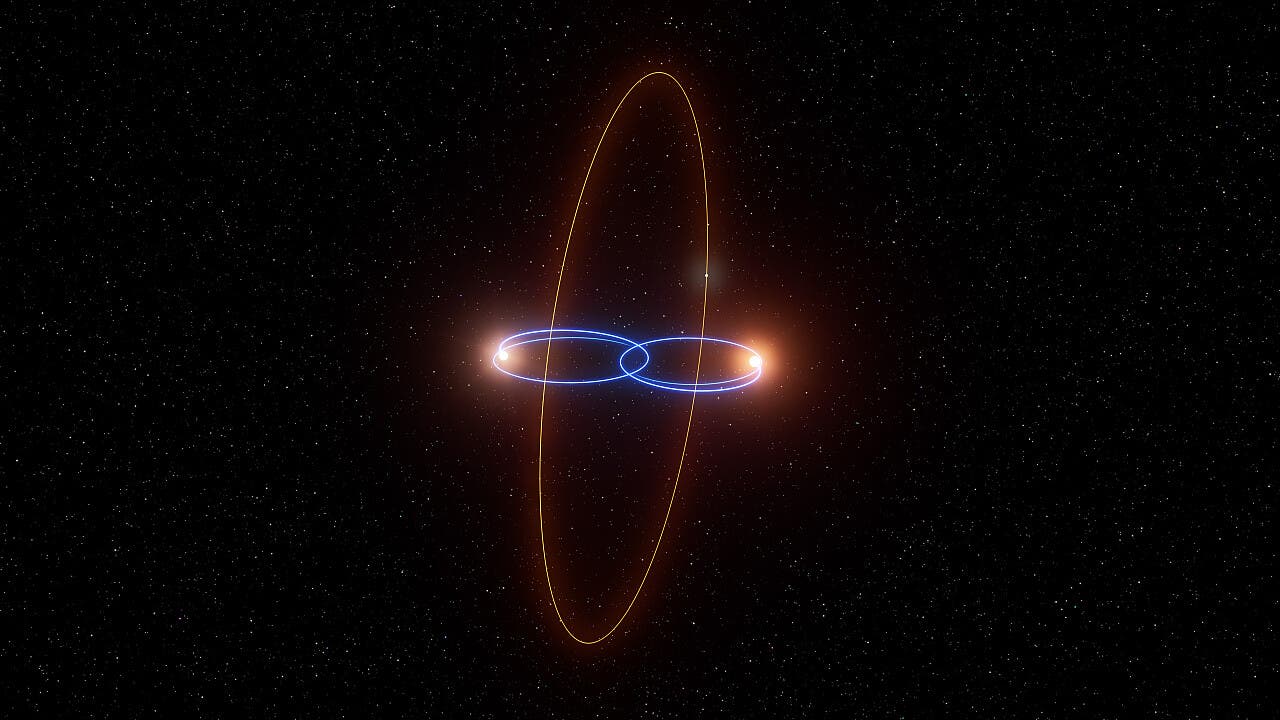 Exoplaneten: Ein Exoplanet umrundet zwei Braune Zwerge auf polarer Bahn