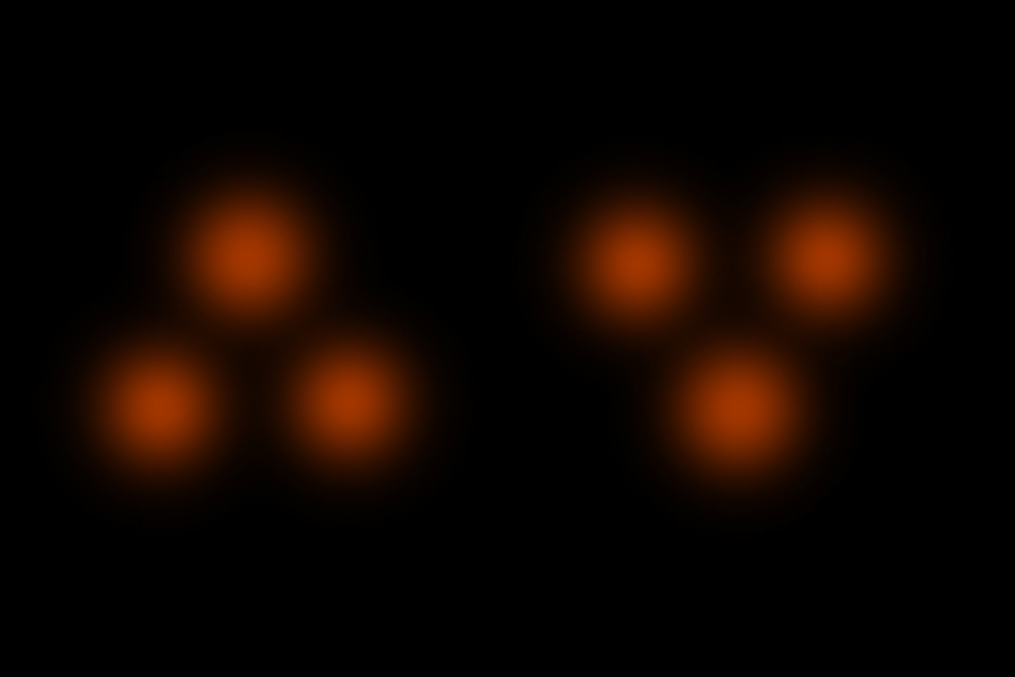 Kein Gesicht (links), Gesicht (rechts) Kein Gesicht (links), Gesicht (rechts)