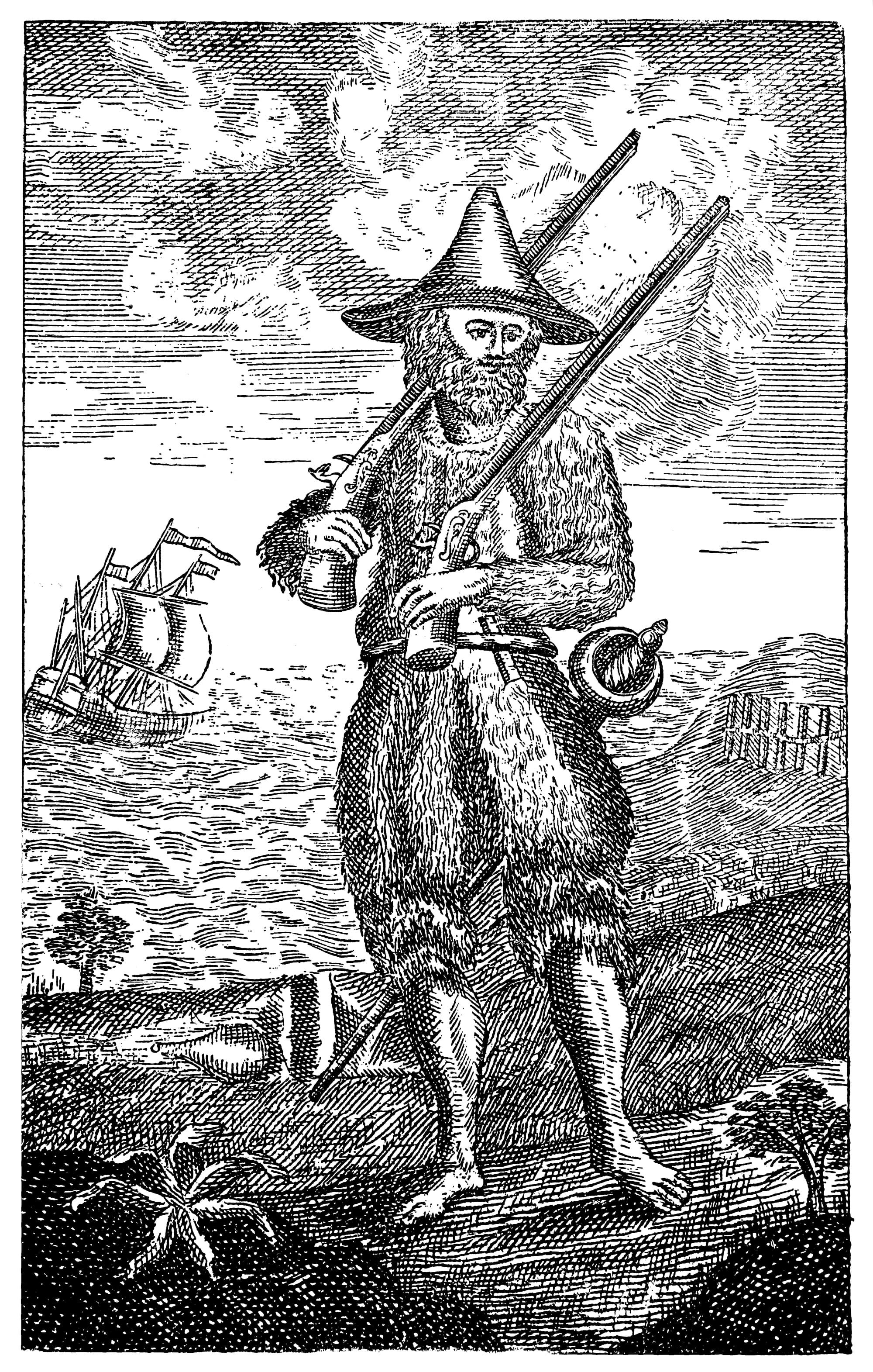 Robinson Crusoe der Erstausgabe Robinson Crusoe der Erstausgabe