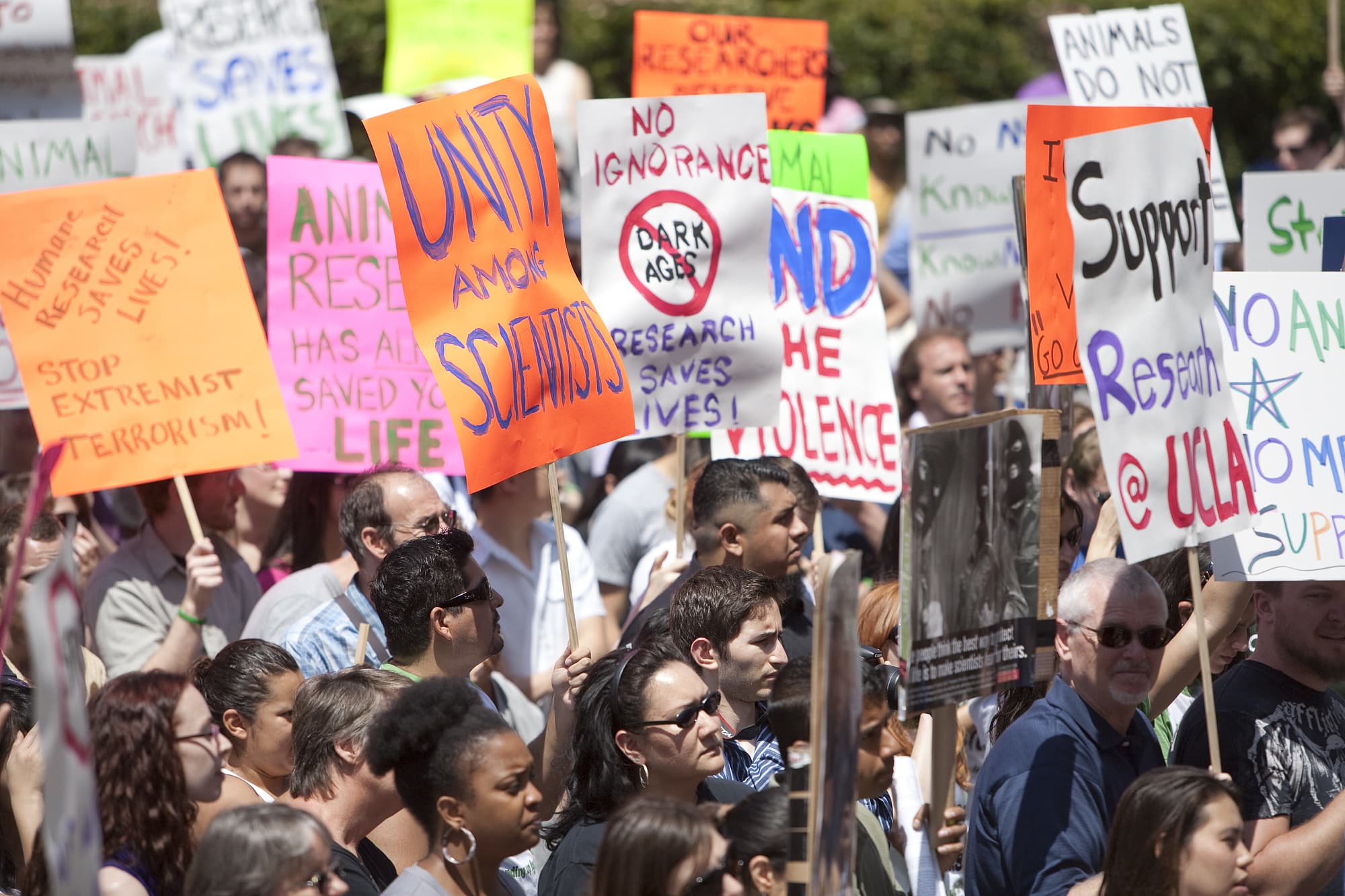 Protestierende US-Wissenschaftler (Archivbild) Protestierende US-Wissenschaftler (Archivbild)