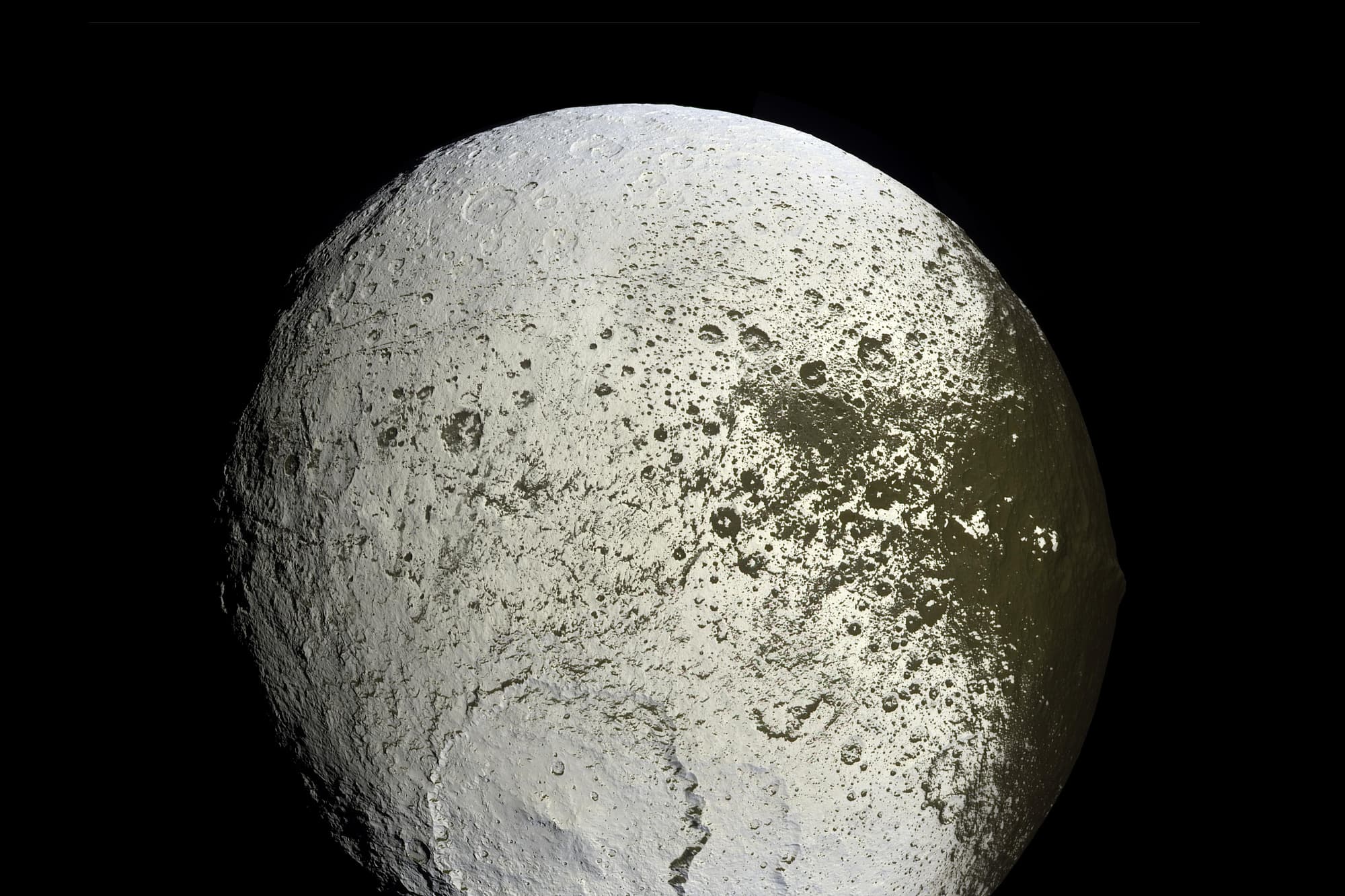 Saturnmond Iapetus Saturnmond Iapetus