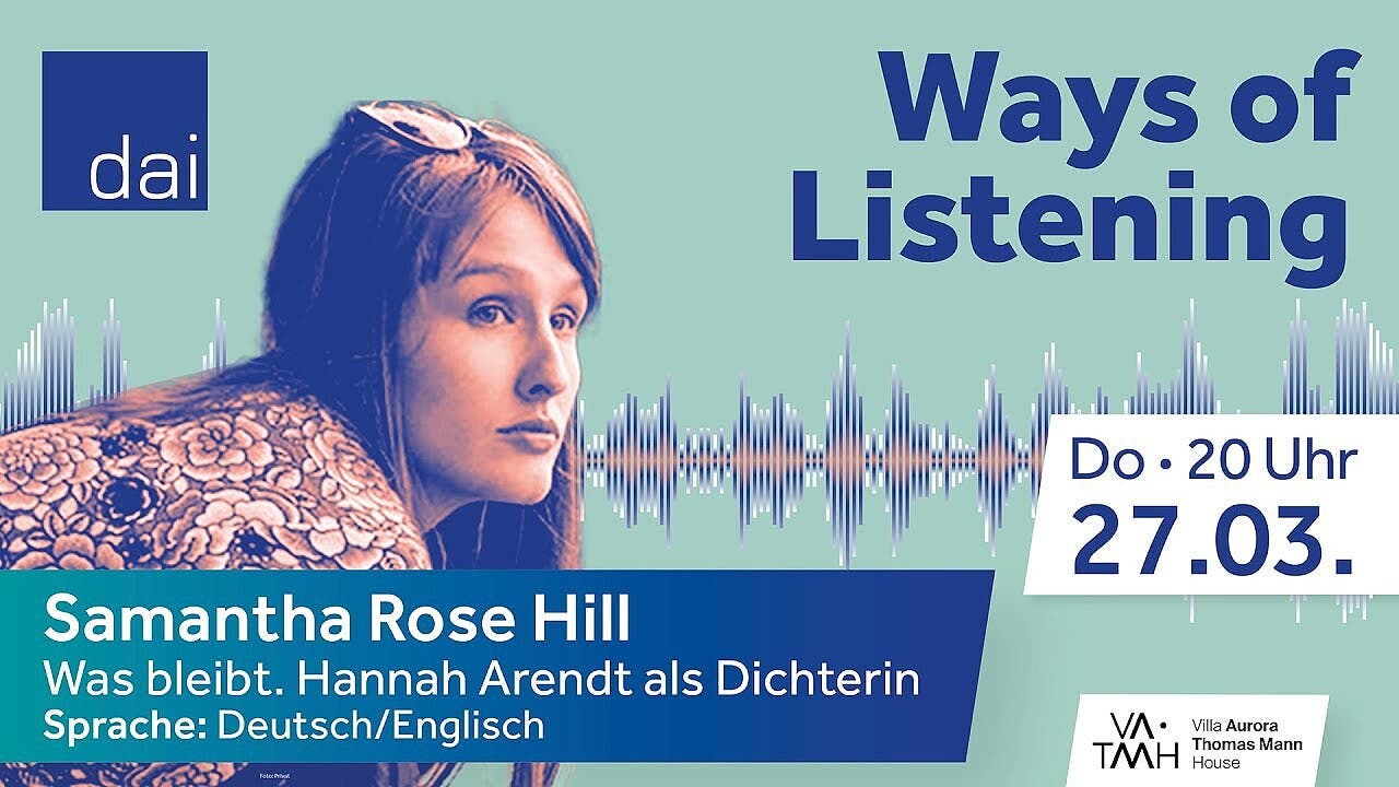 Was bleibt – Hannah Arendt als Dichterin