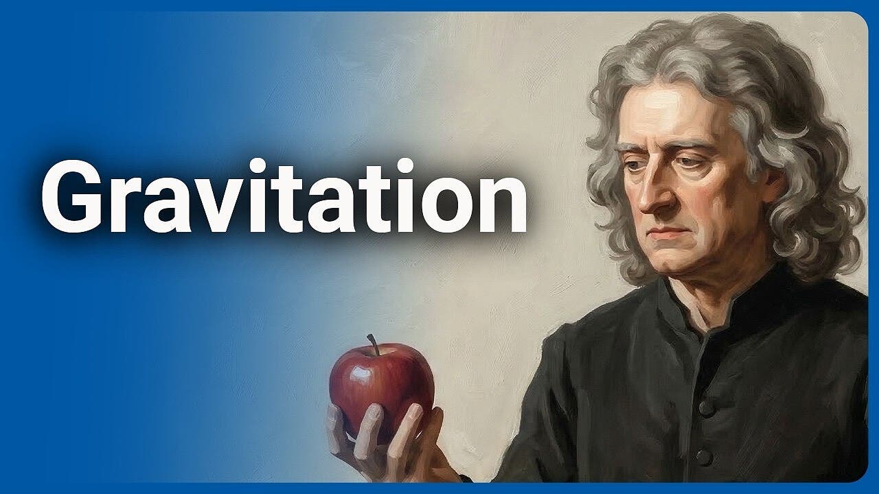 Wie Newton das Gravitationsgesetz herleitete und Cavendish die Erde wo