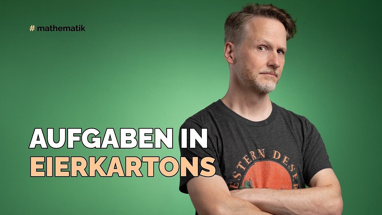 Aufgaben in Eierkartons