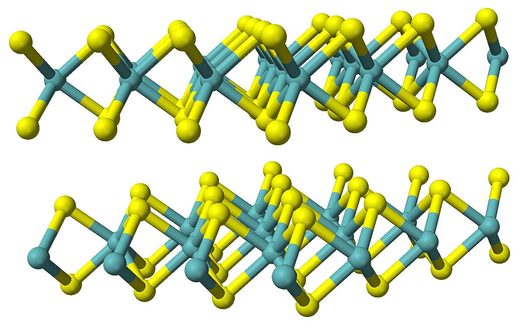 Aufbau von Molybdändisulfid Aufbau von Molybdändisulfid
