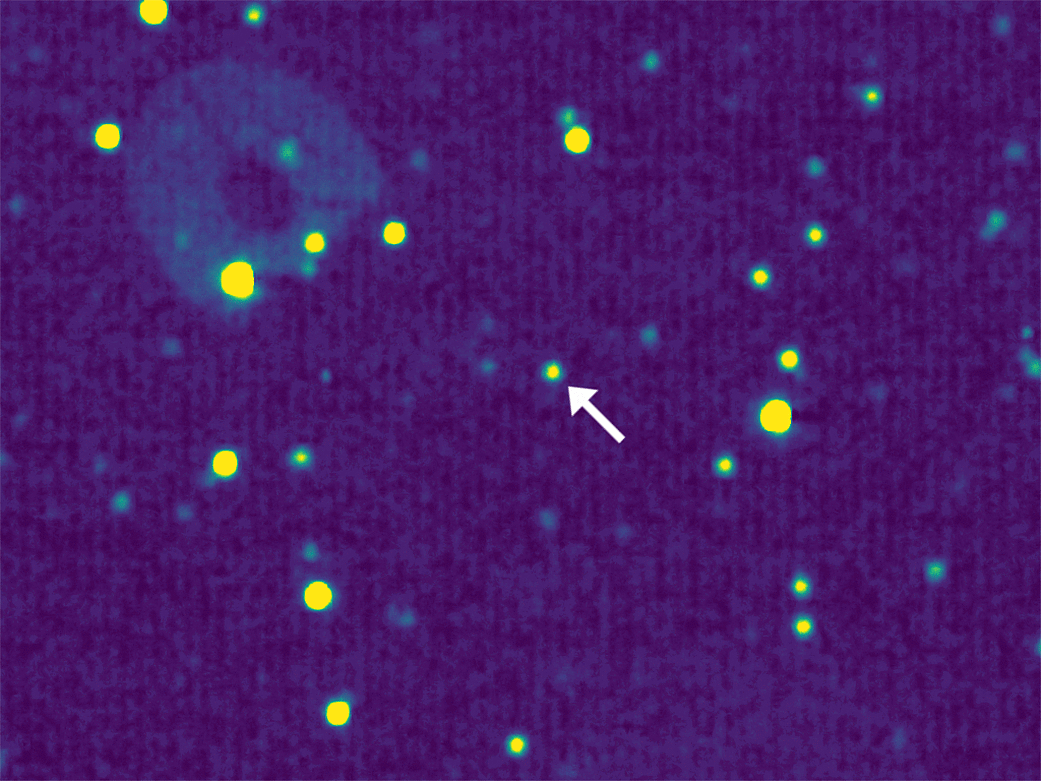 Kuipergürtelobjekt 1994 JR1 (Aufnahme von New Horizons) Kuipergürtelobjekt 1994 JR1 (Aufnahme von New Horizons)