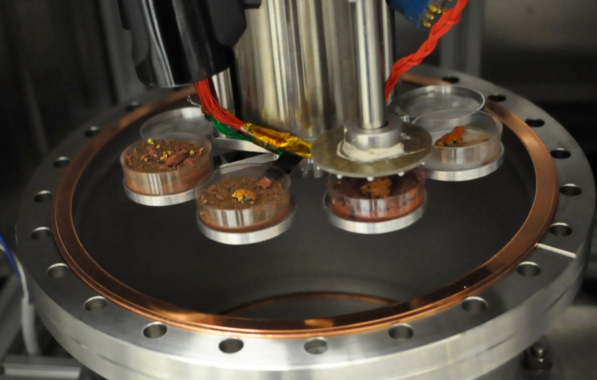Probenkammer mit Marsbedingungen Probenkammer mit Marsbedingungen