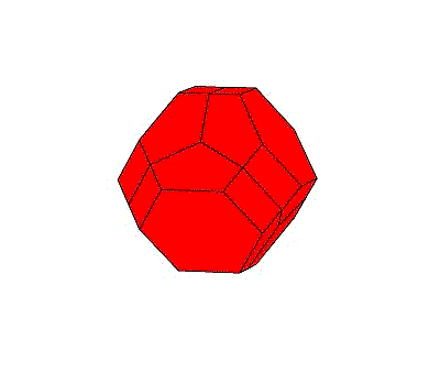 Oktaederstumpf aus vier flachen Schoenfliesen (181 kB) Oktaederstumpf aus vier flachen Schoenfliesen (181 kB)