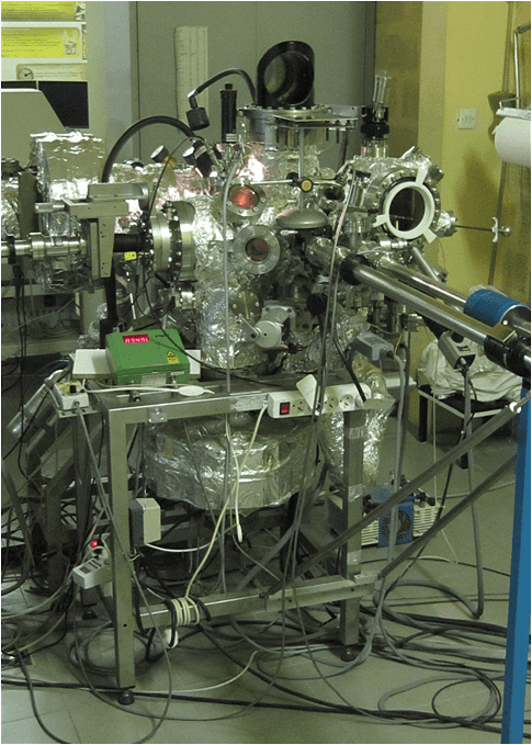 Vakuumsystem mit Rastertunnelmikroskop Vakuumsystem mit Rastertunnelmikroskop