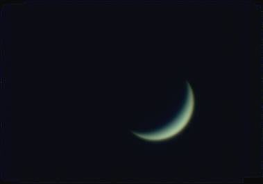 Venus im Fernrohr Venus im Fernrohr