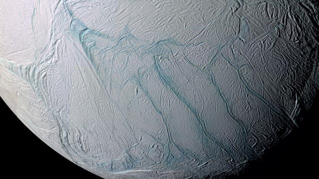 Tigerstreifen-Region auf Enceladus