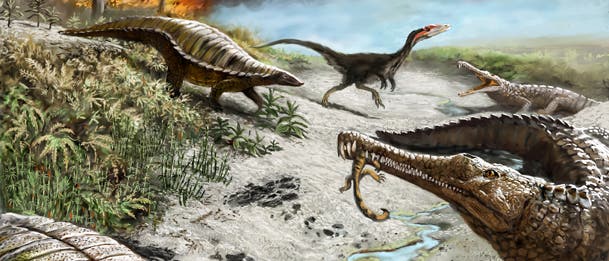 Dinosaurier in der Trias