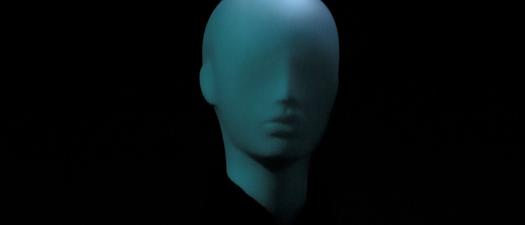 blauer Kopf blauer Kopf