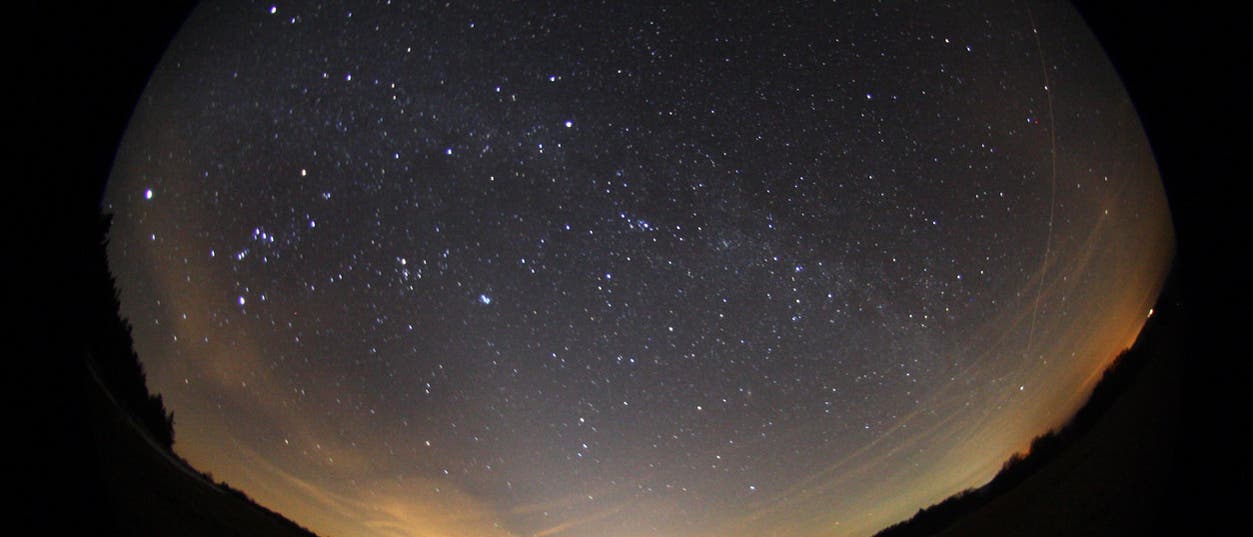 Der Nachthimmel über dem Sternenpark Rhön Der Nachthimmel über dem Sternenpark Rhön