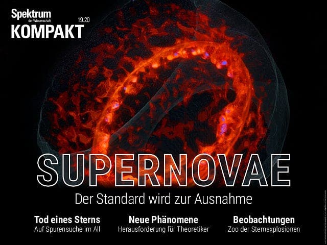 Spektrum Kompakt:  Supernovae – Der Standard wird zur Ausnahme