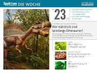 Spektrum - Die Woche - 23/2015 - Wie realistisch sind Spielbergs Dinosaurier?