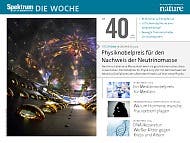 Spektrum - Die Woche - 40/2015 - Physiknobelpreis für den Nachweis der Neutrinomasse