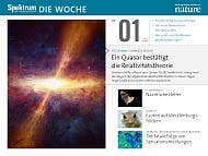 Spektrum - Die Woche - 1/2016 - Ein Quasar bestätigt die Relativitätstheorie