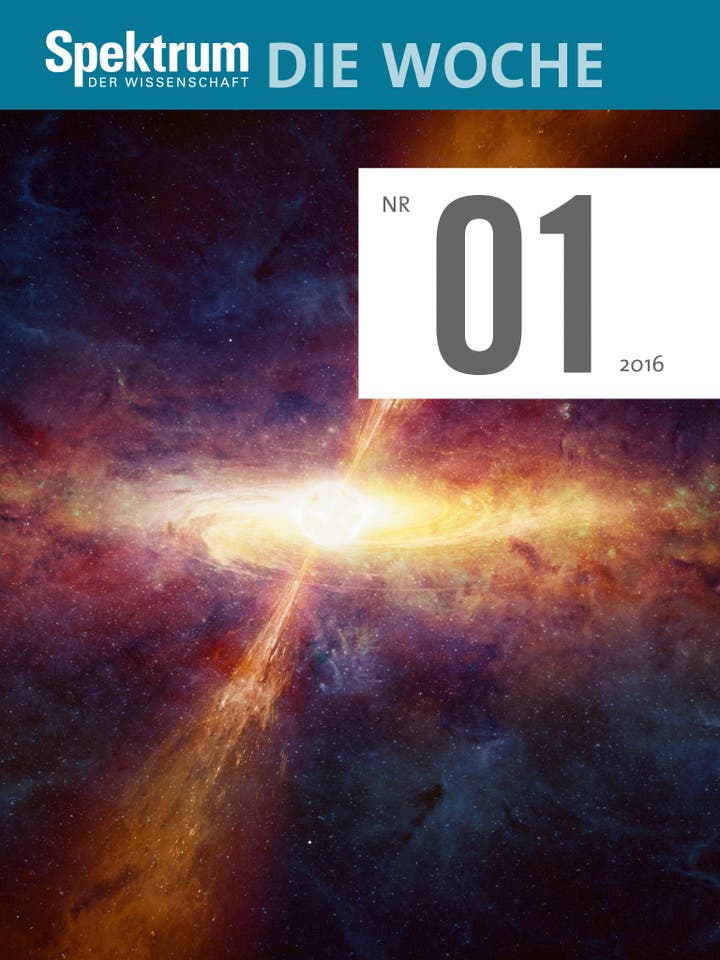 Spektrum – Die Woche – 1/2016 – Ein Quasar bestätigt die Relativitätstheorie