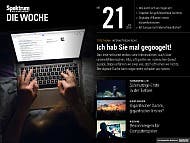 Spektrum - Die Woche - 21/2016 - Ich hab Sie mal gegoogelt! Spektrum - Die Woche - 21/2016 - Ich hab Sie mal gegoogelt!