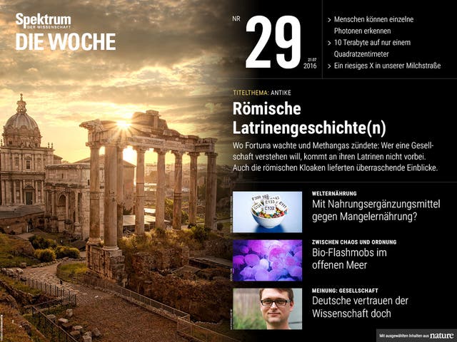 Spektrum - Die Woche - 29/2016 - Römische Latrinengeschichte(n)