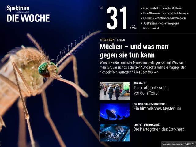 Spektrum - Die Woche - 31/2016 - Mücken - und was man gegen sie tun kann