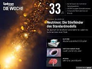 Spektrum - Die Woche - 33/2016 - Neutrinos: Die Stiefkinder des Standardmodells Spektrum - Die Woche - 33/2016 - Neutrinos: Die Stiefkinder des Standardmodells