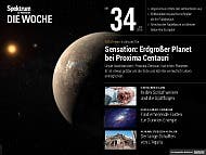 Spektrum - Die Woche - 34/2016 - Sensation: Erdgroßer Planet bei Proxima Centauri Spektrum - Die Woche - 34/2016 - Sensation: Erdgroßer Planet bei Proxima Centauri