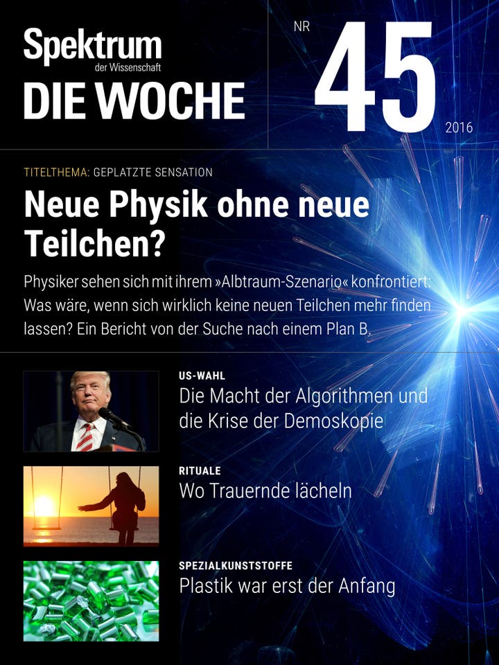 Spektrum – Die Woche – 45/2016 – Neue Physik ohne Teilchen