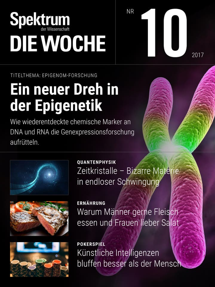 Spektrum – Die Woche – 10/2017 – Ein neuer Dreh in der Epigenetik