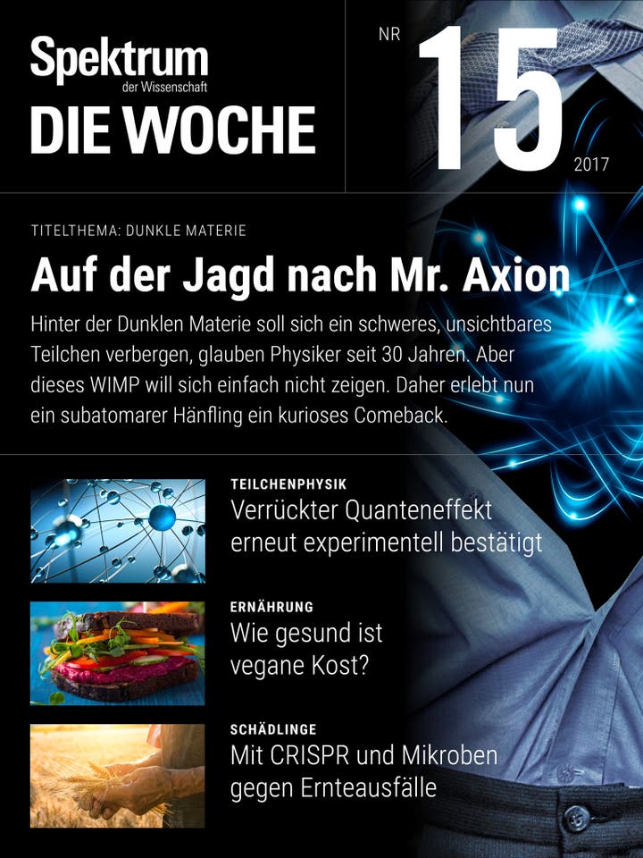 Spektrum – Die Woche – 15/2017 – Auf der Jagd nach Mr. Axion