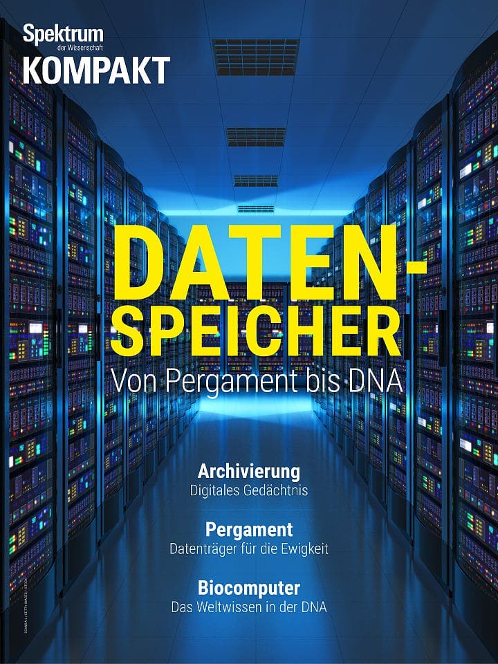 Spektrum Kompakt:  Datenspeicher – Von Pergament bis DNA