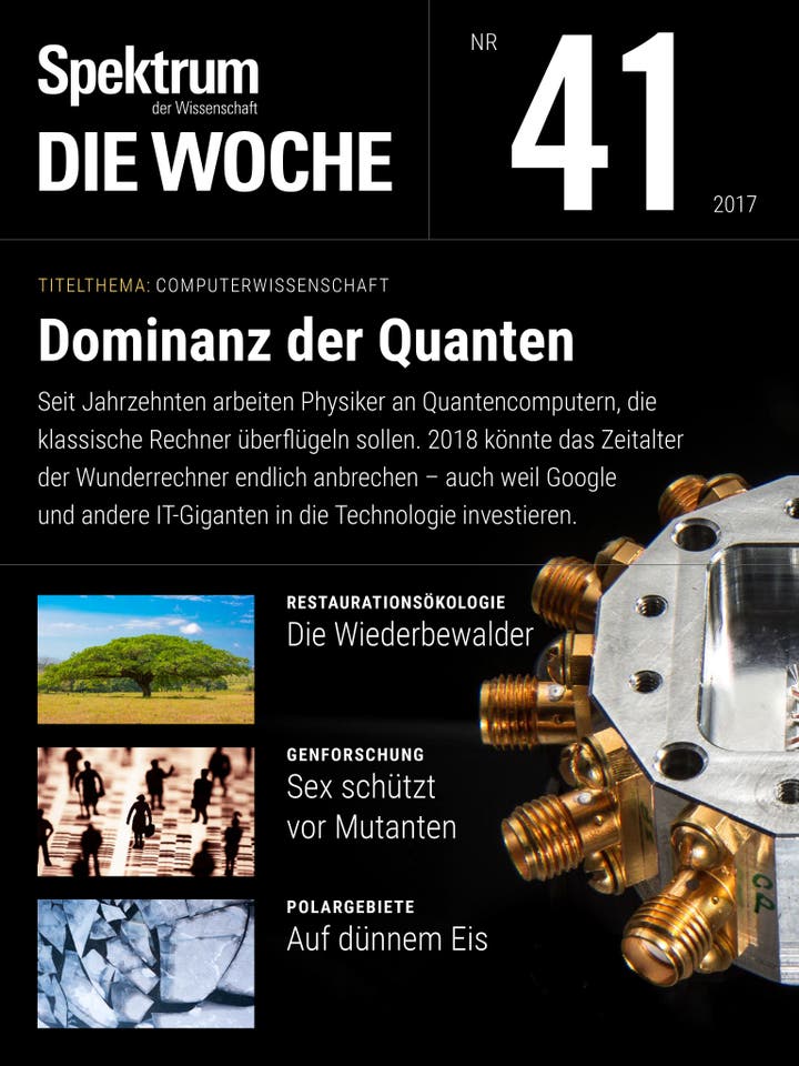 Spektrum – Die Woche – 41/2017 – Dominanz der Quanten