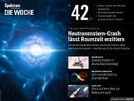 Spektrum - Die Woche - 42/2017 - Neutronenstern-Crash lässt Raumzeit erzittern
