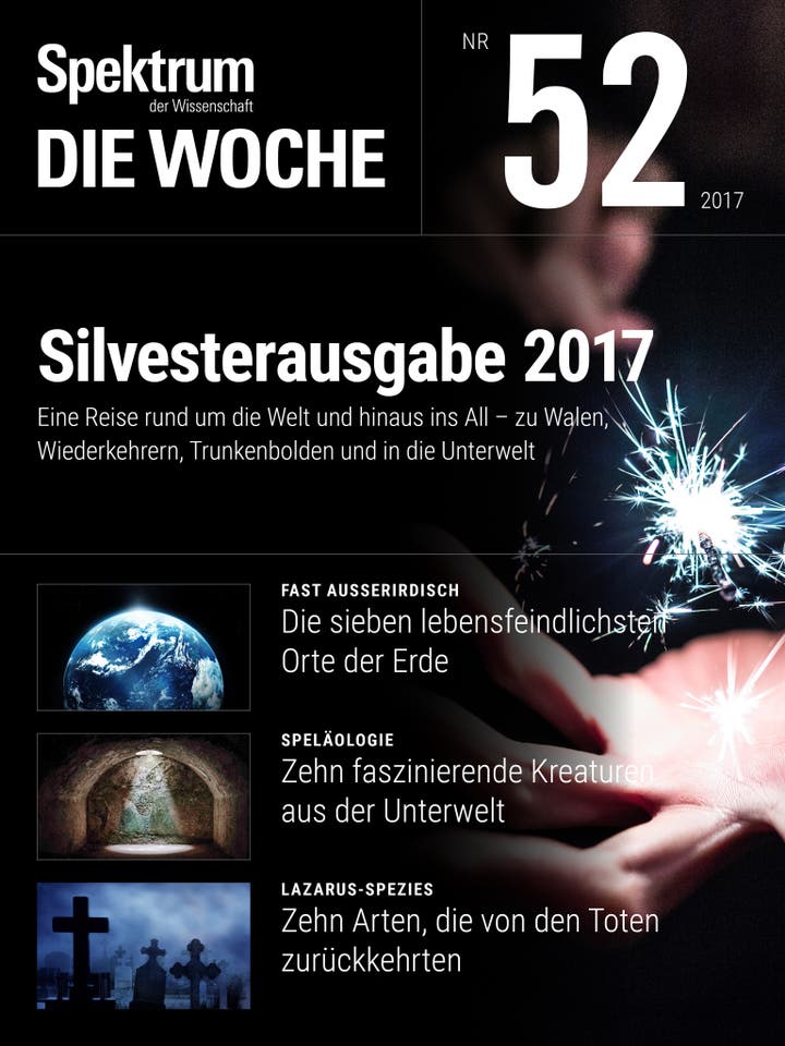 Spektrum – Die Woche – 52/2017 – Silvesterausgabe 2017