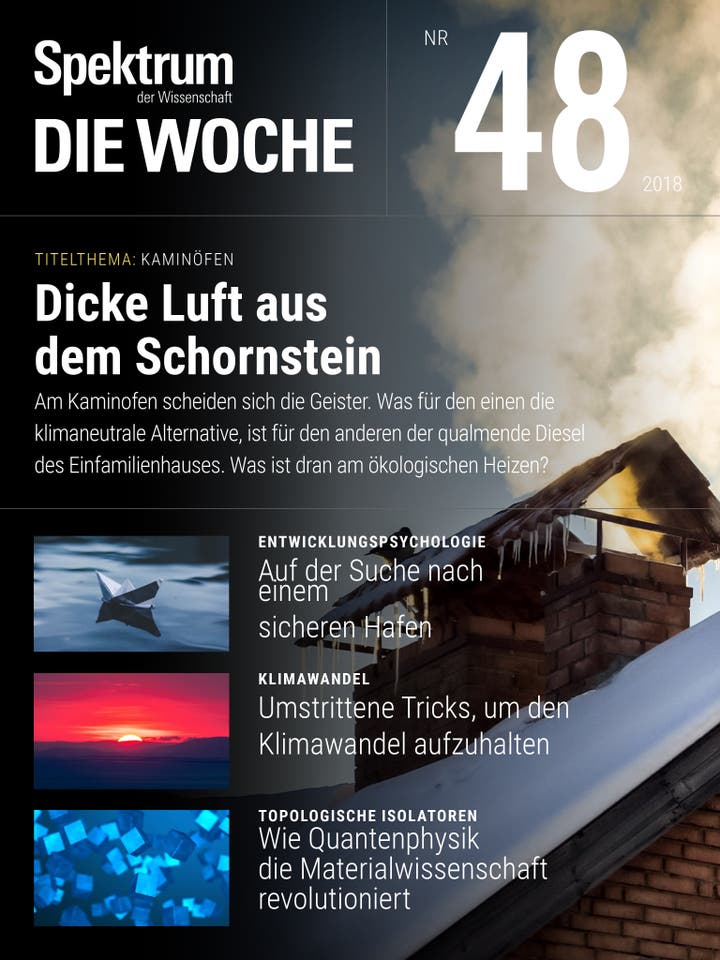 Spektrum – Die Woche – 48/2018 – Dicke Luft aus dem Schornstein