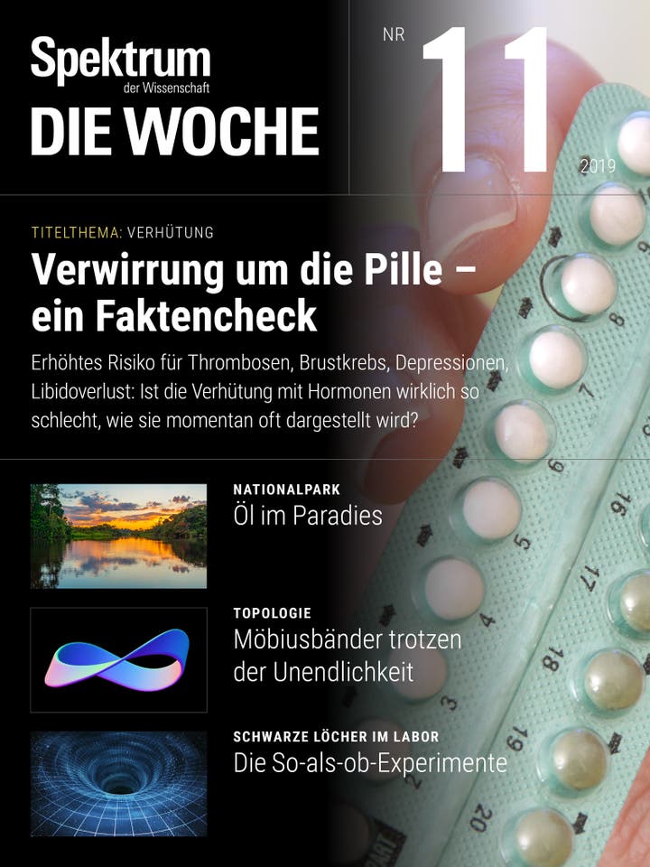 Spektrum – Die Woche – 11/2019 – Verwirrung um die Pille – ein Faktencheck